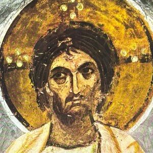 Transfiguration of Jesus Christ. Original Vintage Fine Art Print Poster Medieval